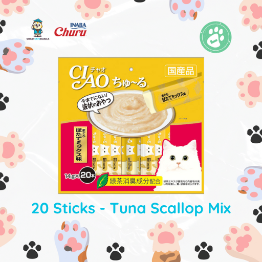 Inaba Churu Cat Treat – 14g x 20 Tubes | Assorted Creamy Flavors