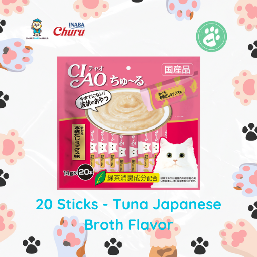 Inaba Churu Cat Treat – 14g x 20 Tubes | Assorted Creamy Flavors