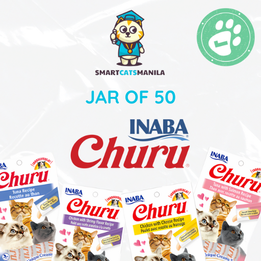 Inaba Churu Cat Treat – 14g x 50 Tubes | Bulk Value Pack for Multi-Cat Homes