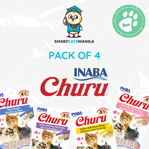 Inaba Churu Cat Treat – 14g x 4 Tubes | Creamy Tuna & Chicken Flavors