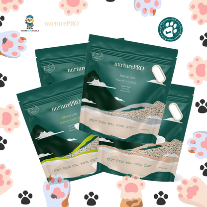 Nurture Pro Tofu Cat Litter – Natural, Clumping, and Dust-Free (2.5kg / 7L)