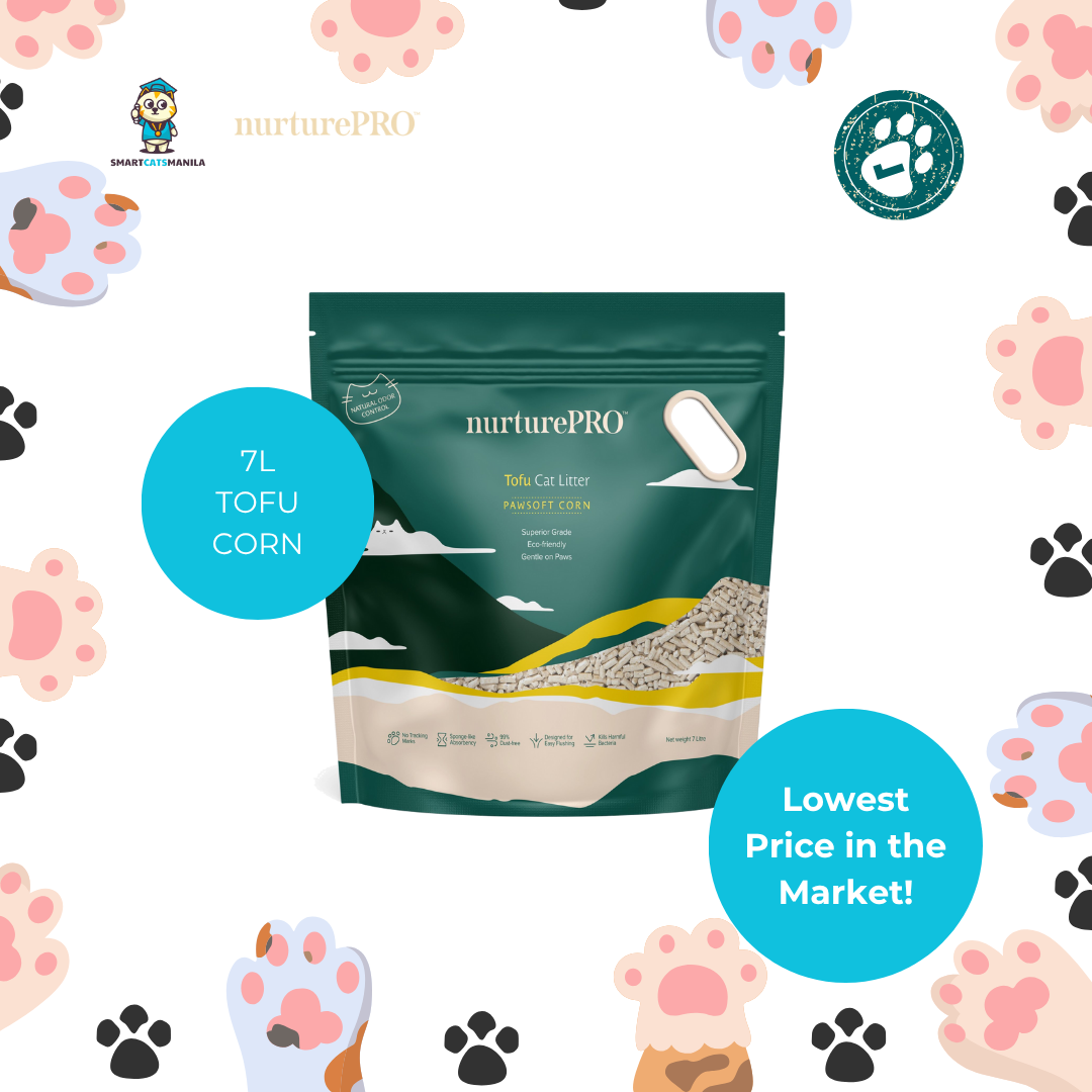 Nurture Pro Tofu Cat Litter – Natural, Clumping, and Dust-Free (2.5kg / 7L)