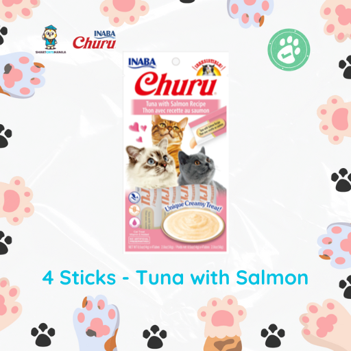Inaba Churu Cat Treat – 14g x 4 Tubes | Creamy Tuna & Chicken Flavors