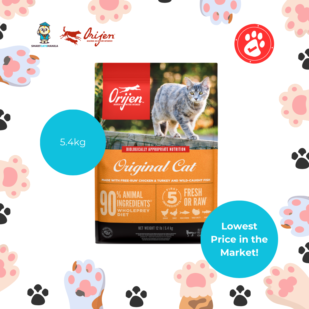 Orijen Original Cat Food – 340g / 1.8kg / 5.4kg