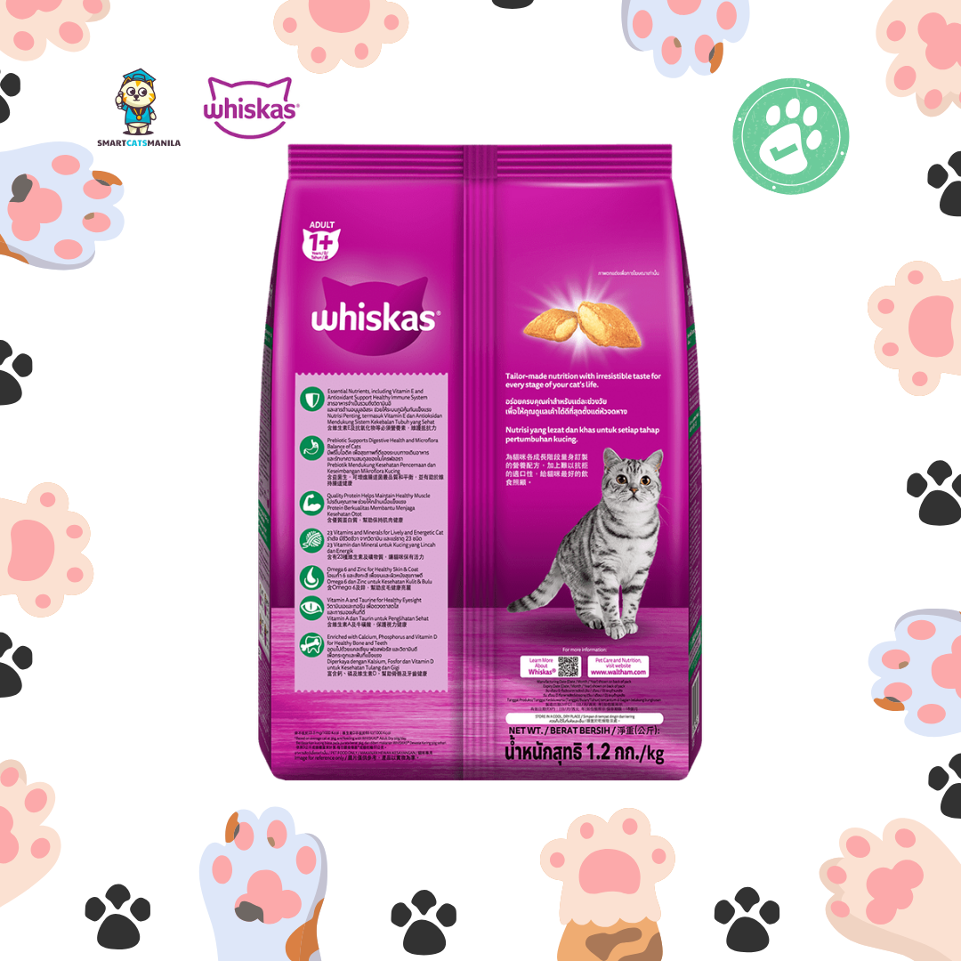Whiskas Dry Adult Cat Food – Tuna Flavor (7kg)