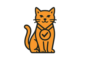 color the cat orange