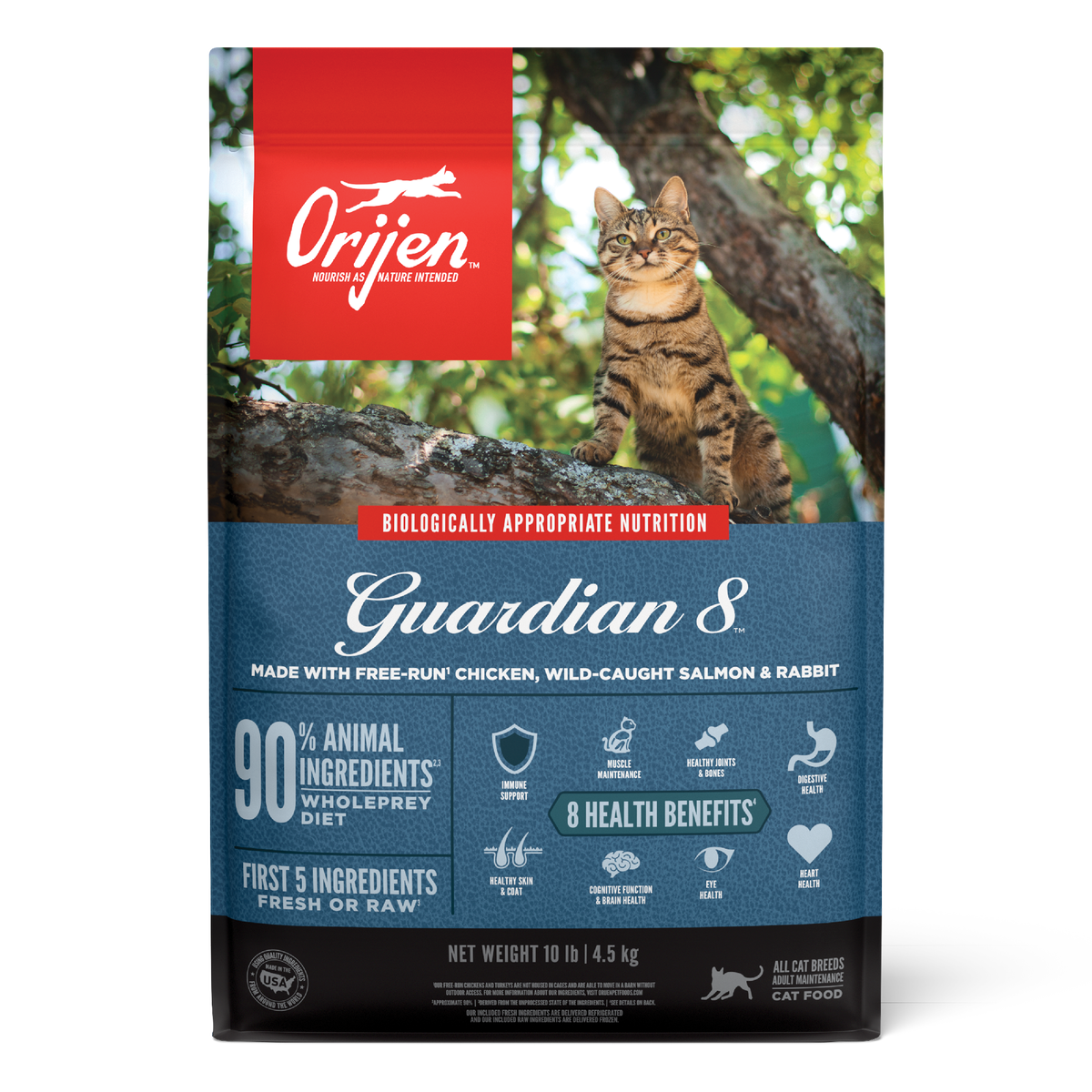 Orijen Guardian 8 Dry Cat Food – 8‑In‑1 Adult Wellness Formula 1.8kg
